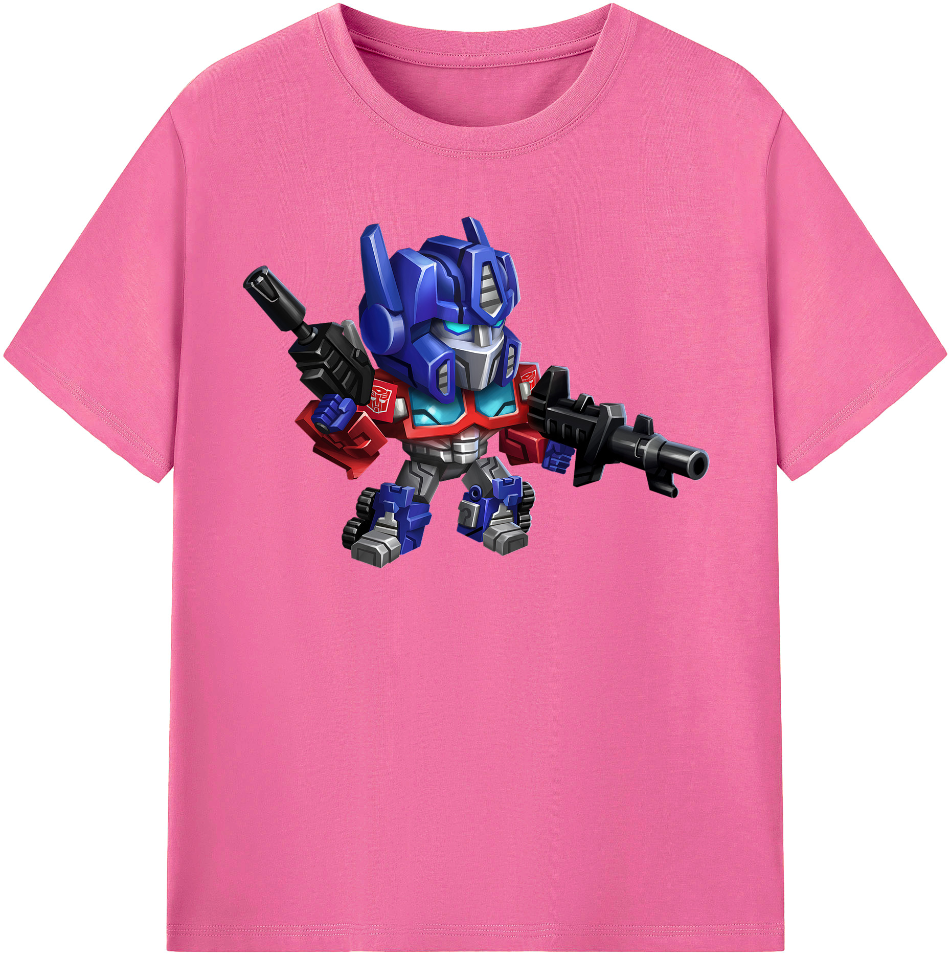 （画像用）  レディースカジュアルプリントTシャツ（綿100％）
